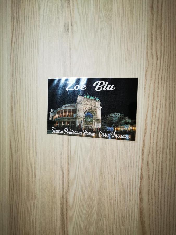 B&B Teatro Politeama House Zoe Blu Palermo Exterior foto